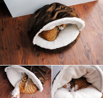 Cama Cueva Iglú para Gatos (Techo Removible)