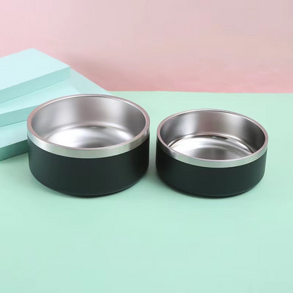 Comedero Vertical de Acero Inoxidable para Perros