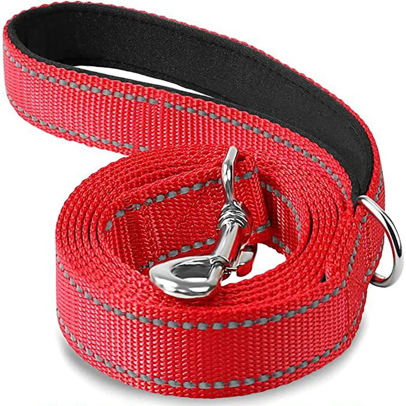 Night Reflection Dog Pet Towing Rope 1.2/1.5/1.8M Guard Rope Pet Walking Training Leash Cats Dogs Harness Collar Lead Strap
