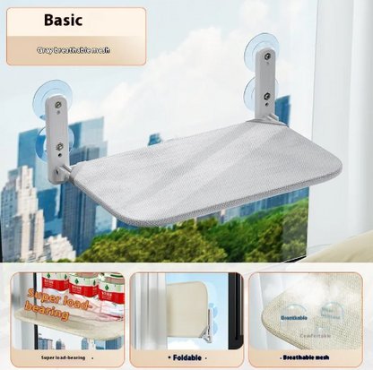Hamaca de Ventana con Ventosas para Gatos