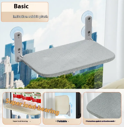 Hamaca de Ventana con Ventosas para Gatos