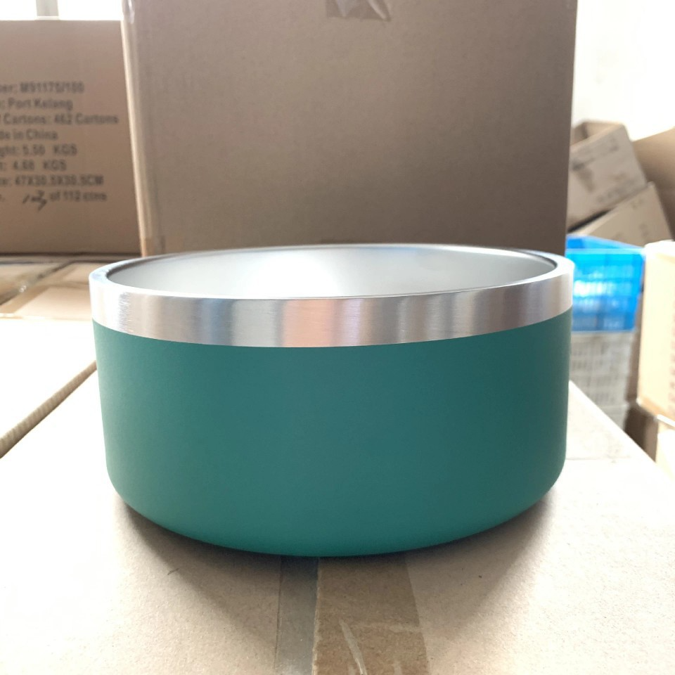 Comedero Vertical de Acero Inoxidable para Perros