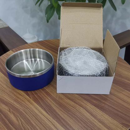 Comedero Vertical de Acero Inoxidable para Perros