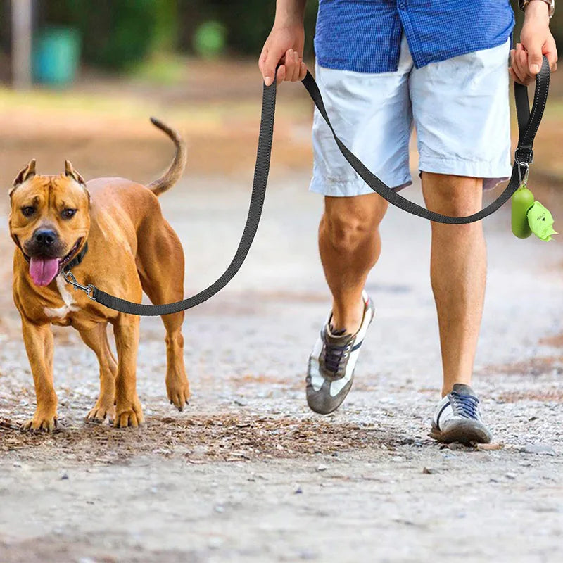 Night Reflection Dog Pet Towing Rope 1.2/1.5/1.8M Guard Rope Pet Walking Training Leash Cats Dogs Harness Collar Lead Strap
