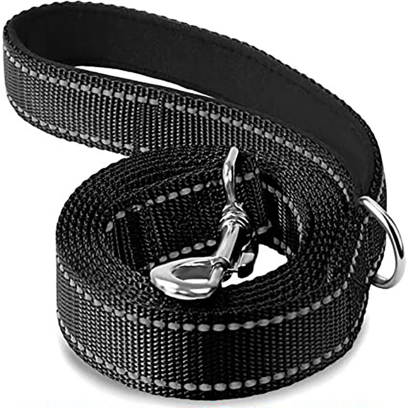 Night Reflection Dog Pet Towing Rope 1.2/1.5/1.8M Guard Rope Pet Walking Training Leash Cats Dogs Harness Collar Lead Strap
