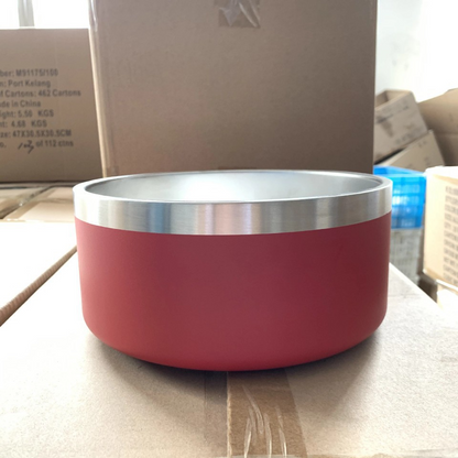 Comedero Vertical de Acero Inoxidable para Perros